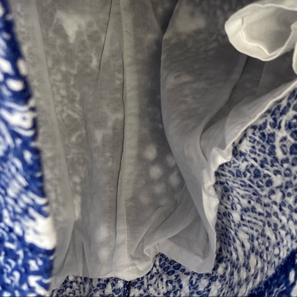 Lilly Pulitzer For Target Blue/White Patterned Dress w/Trim - Picture 12 of 14